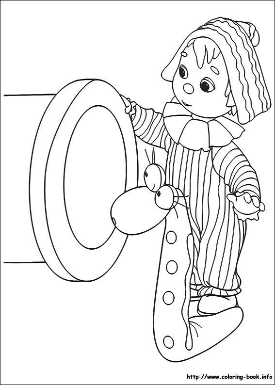 Andy Pandy coloring picture